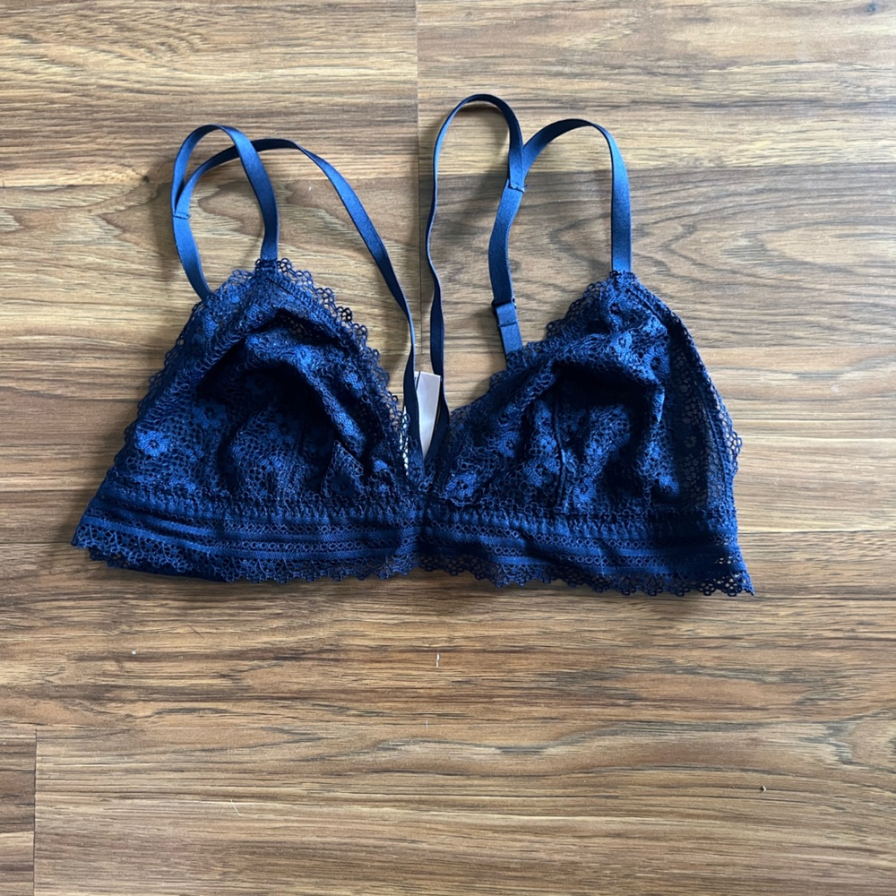 Victoria's Secret Midnight Blue Lace Bralette